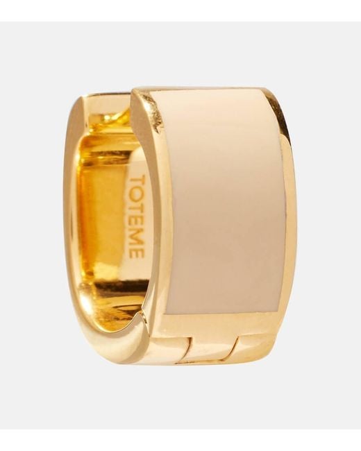 Pendientes De Aro Totême  de color Metallic