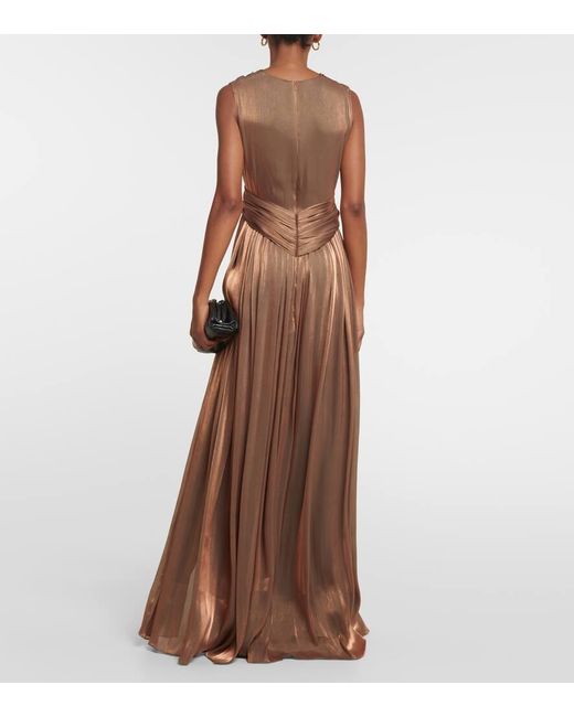 Vestido de fiesta Kiera de georgette Costarellos de color Brown
