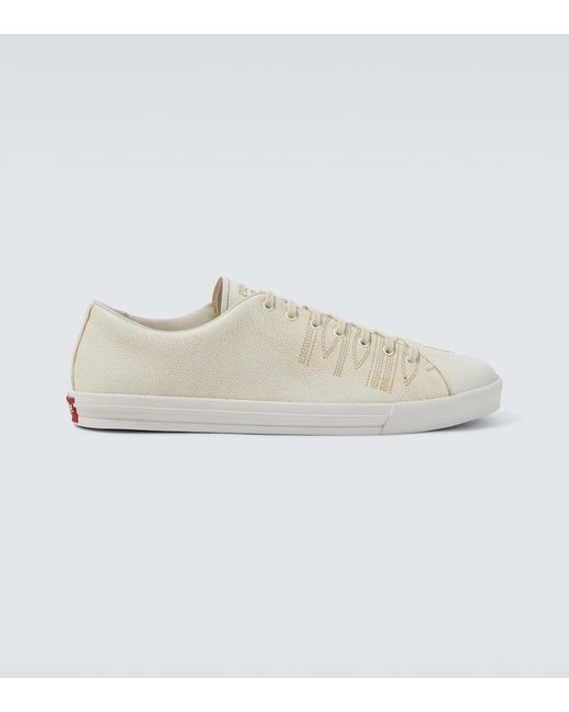 Prada Sneakers Aus Leder in White für Herren