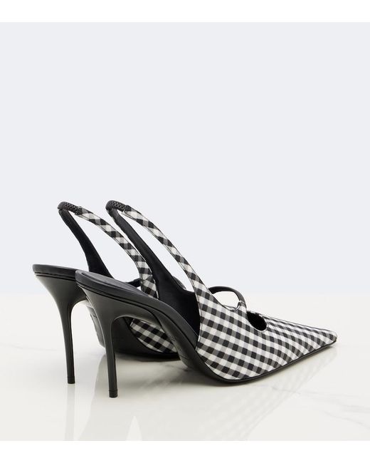 Alaïa White Slingback-Pumps Drop