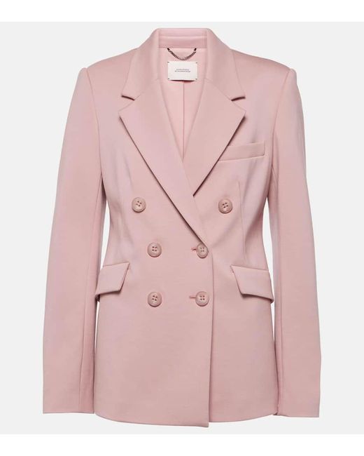 Dorothee Schumacher Pink Emotional Essence Double-Breasted Blazer