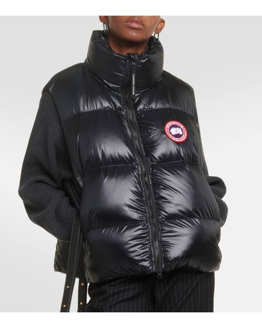 Canada Goose Black Cypress Padded Shell-down Gilet
