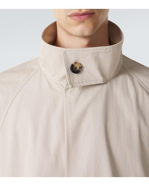 The Row Natural Nivara Cotton Poplin Coat for men