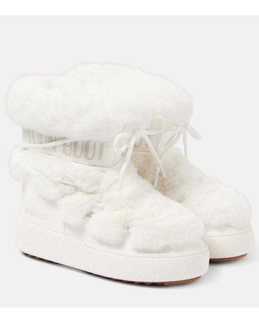 Moon Boot White Mb Track Snow Boots