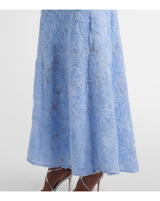 ROTATE BIRGER CHRISTENSEN Blue Maxikleid