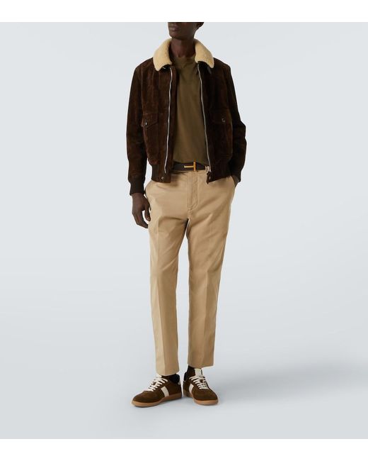 Tom Ford Green Jersey T-Shirt for men
