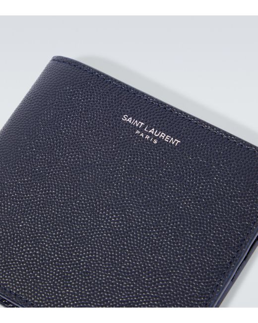 Saint Laurent - Money Clip Wallet - Men - Bovine Leather (Top Grain) - One Size - Black