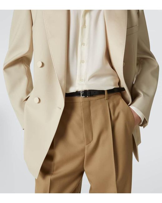 Saint Laurent Guertel Aus Leder in Black für Herren