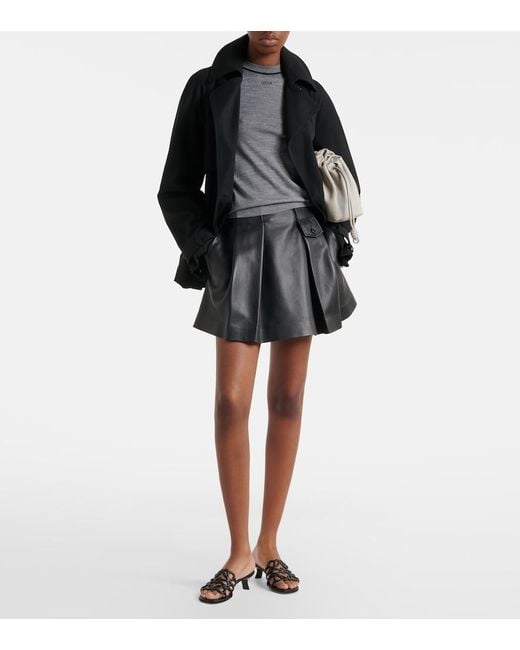 Loewe Gray Logo Wool Sweater