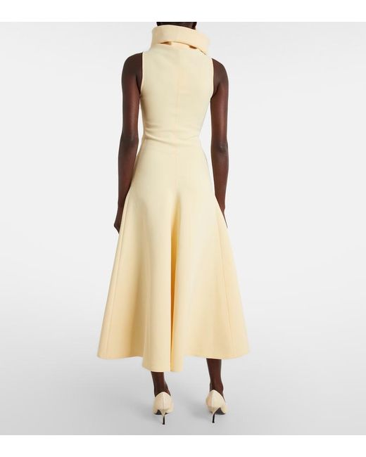Robe Midi Triangle Jacquemus en coloris Metallic