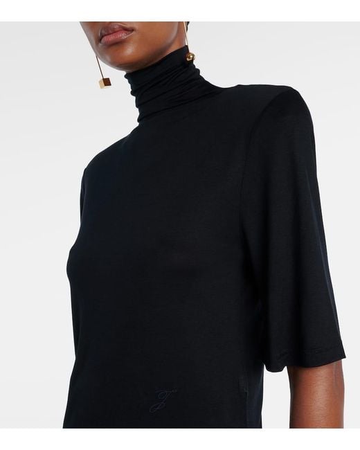 Top De Cuello Alto Jacquemus de color Black