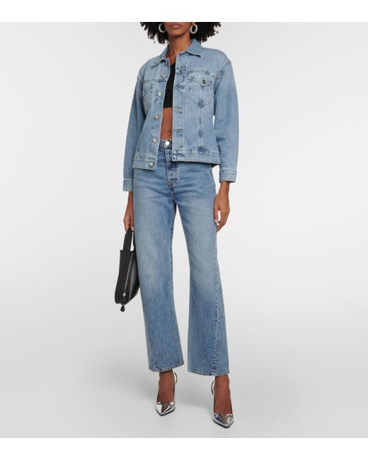 X EmRata – Veste Bell en jean AG Jeans en coloris Blue