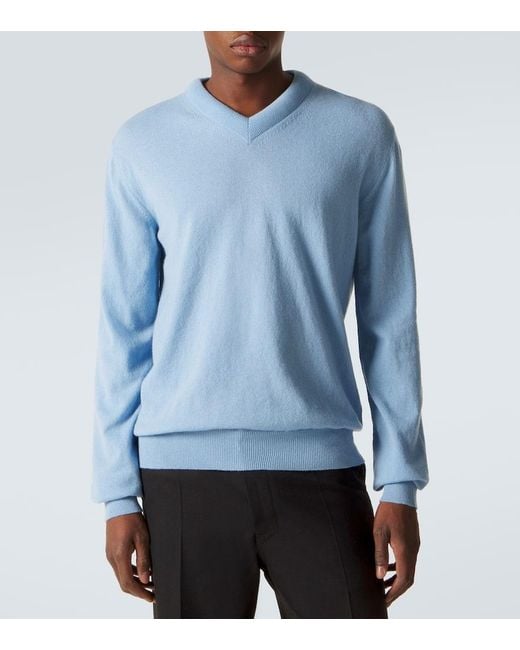 Jil Sander Pullover Aus Wolle in Blue für Herren