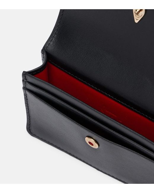 Christian Louboutin Black Bettina Leather Card Holder