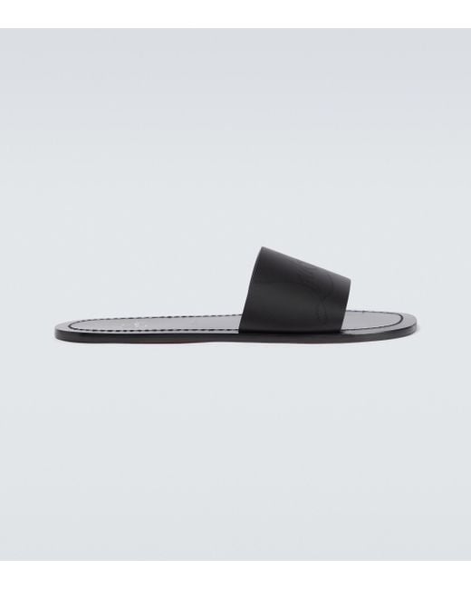 Christian Louboutin Coolraoul Leather Slides for Men | Lyst UK