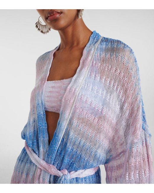 Missoni Blue Wave Beach Cover-Up