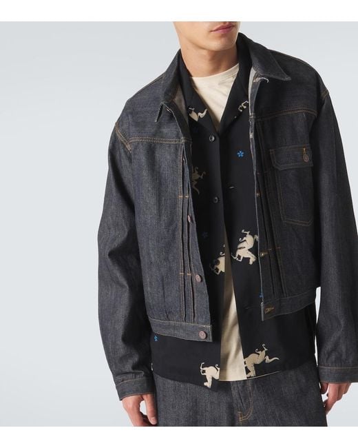 Camisa Crosby Estampada Visvim de hombre de color Black