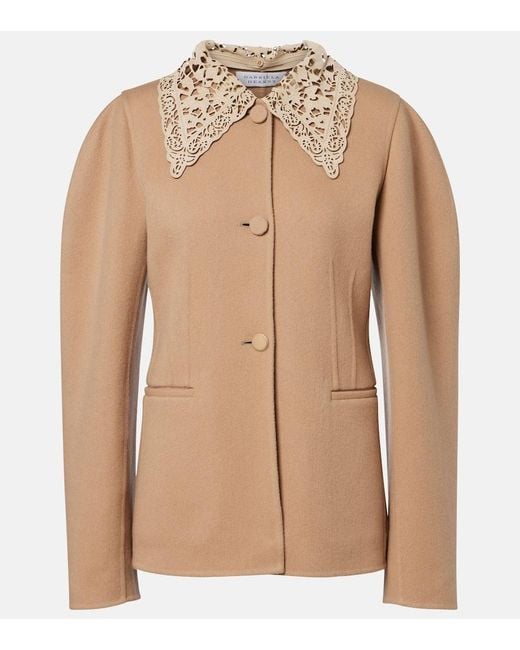 Gabriela Hearst Brown Daelan Cashmere Jacket
