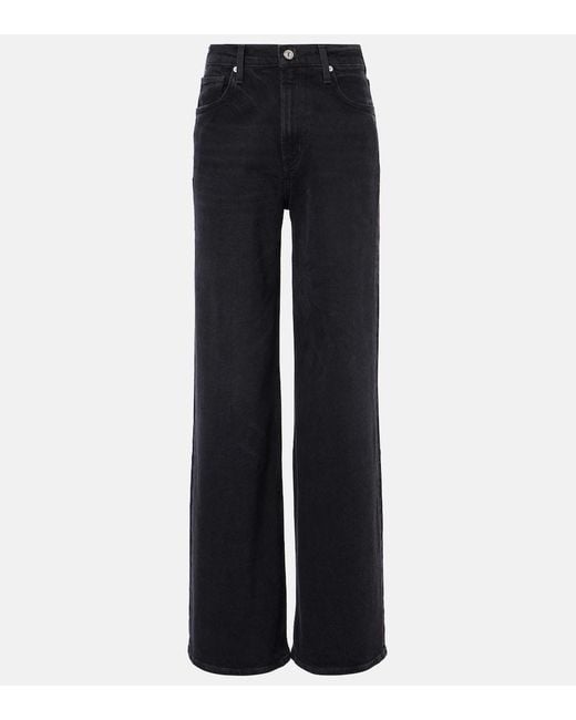 Citizens of Humanity Blue Paloma High-Rise Wide-Leg Jeans