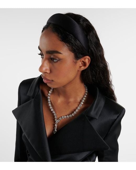 Diadema Kate De Mezcla De Seda Jennifer Behr de color Blue