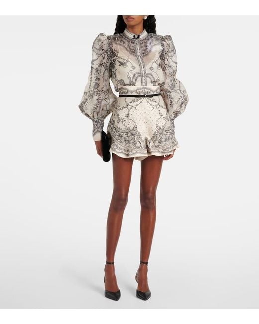 Shorts Crush A Vita Alta di Zimmermann in Natural