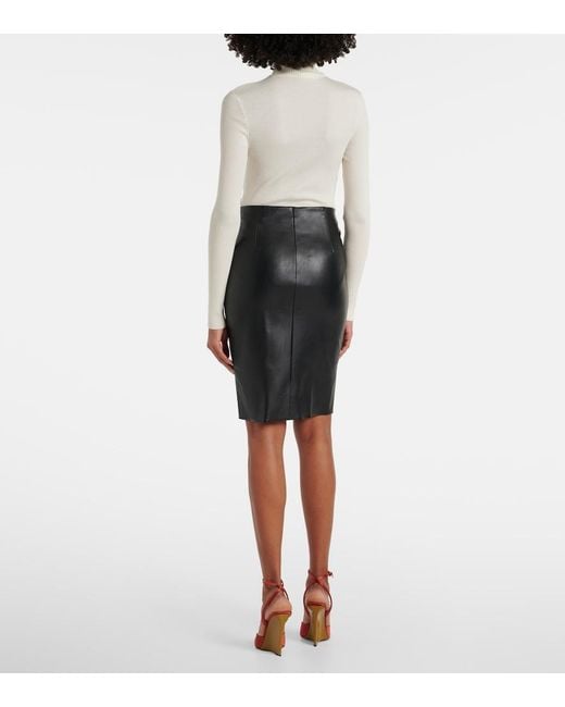 Wolford Gray Jenna Midi Skirt