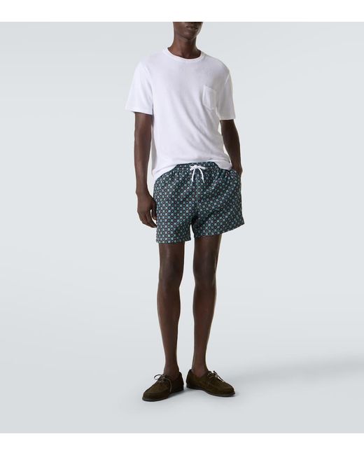 Fedeli White Extreme Cotton Terry Polo T-Shirt for men