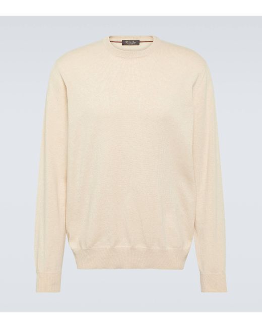 Loro Piana Natural Cashmere Sweater for men