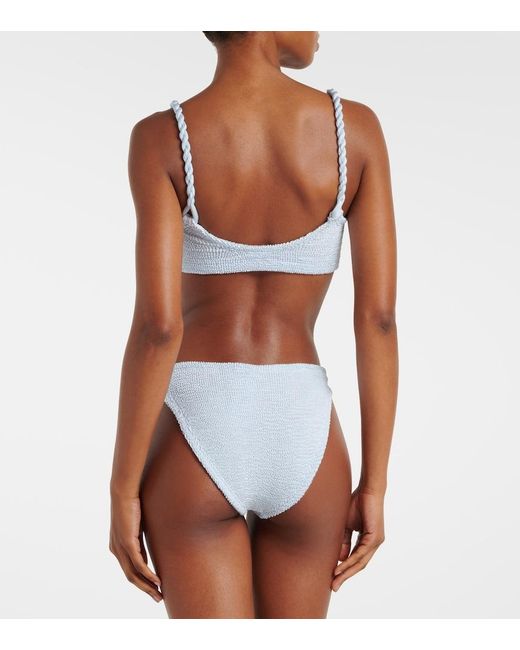 Hunza G Blue Phoebe Bikini