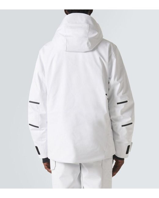 Fusalp White John Technical Twill Ski Jacket for men