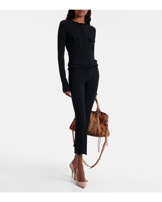 Balenciaga Natural Avenue 110 Leather Pumps