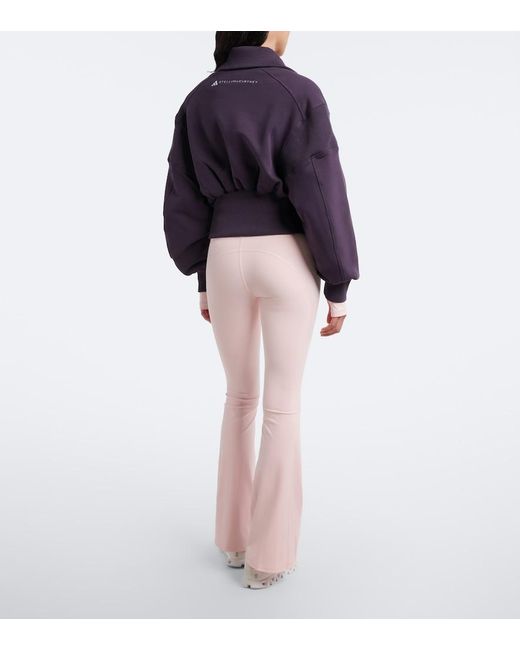 Adidas By Stella McCartney Blue Cotton-Blend Jacket