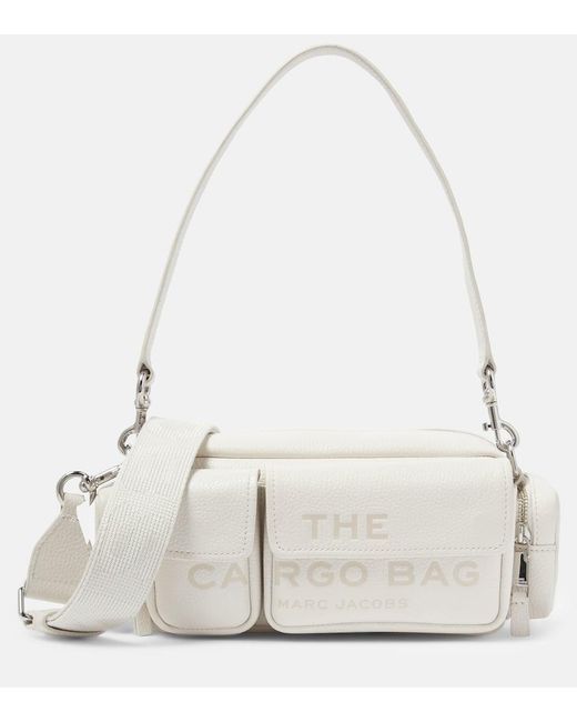 Marc Jacobs White The Cargo Leather Shoulder Bag