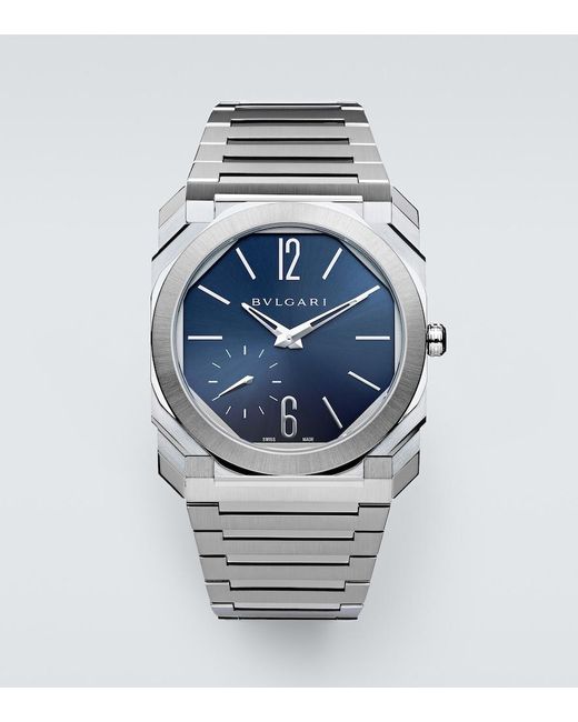 BVLGARI Metallic Octo Finissimo Stainless Steel Watch for men