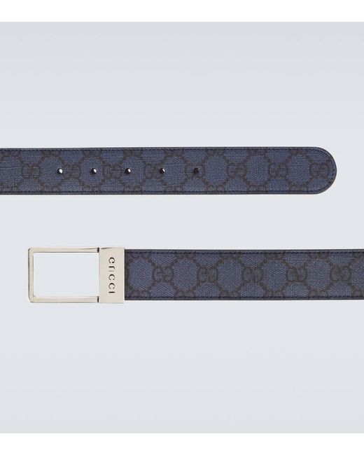 Gucci Gg Canvas Belt in Blue for Men | Lyst display picture 1