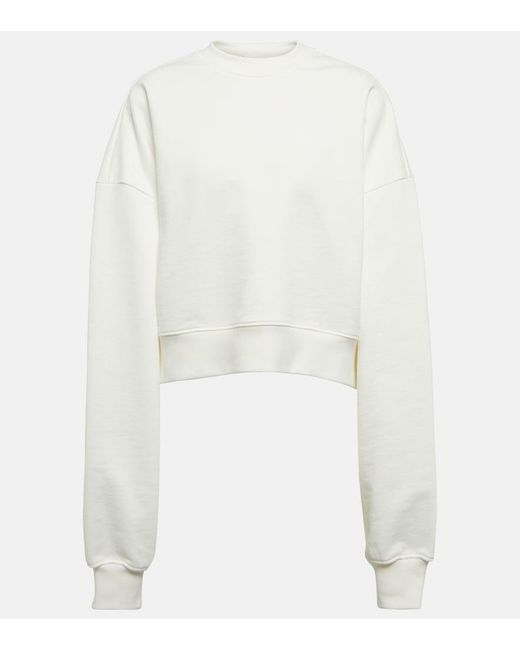 Wardrobe NYC White X Hailey Bieber Hb Cotton Fleece Sweatshirt
