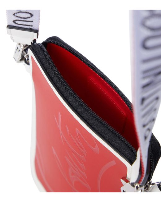 Christian Louboutin Loubilab Phone Pouch Crossbody Bag in White | Lyst 