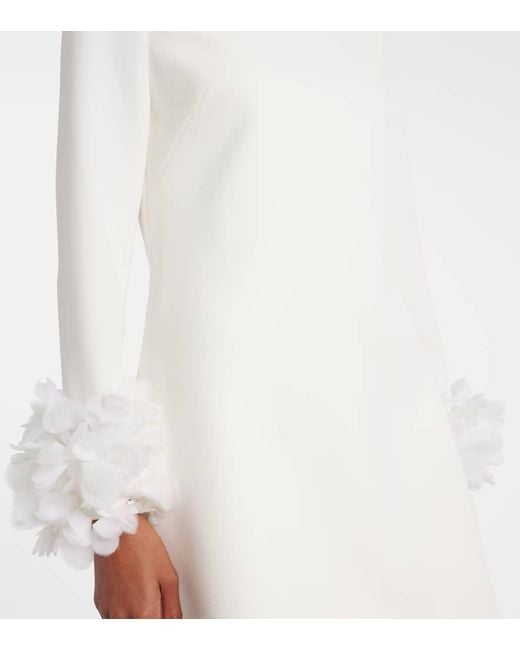 Safiyaa White Minikleid Aus Crepe