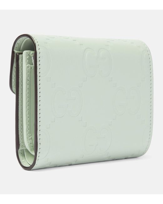 Gucci Green GG Medium Leather Wallet