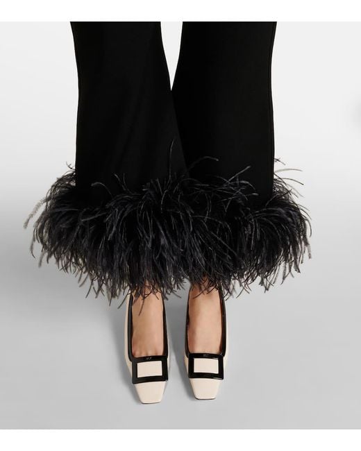 Roger Vivier White Pumps Belle Vivier Aus Lackleder