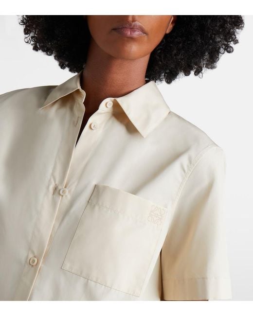 Loewe Natural Paula's Ibiza Cotton Poplin Shirt