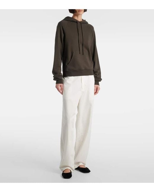 The Row Green Hoodie Timia Aus Baumwolle Und Kaschmir