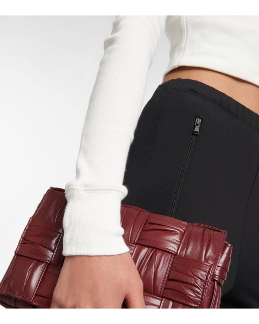 Wardrobe NYC White X Hailey Bieber Hb Cotton-Blend Jersey Crop Top