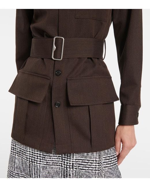 Burberry Black Wool Jacket