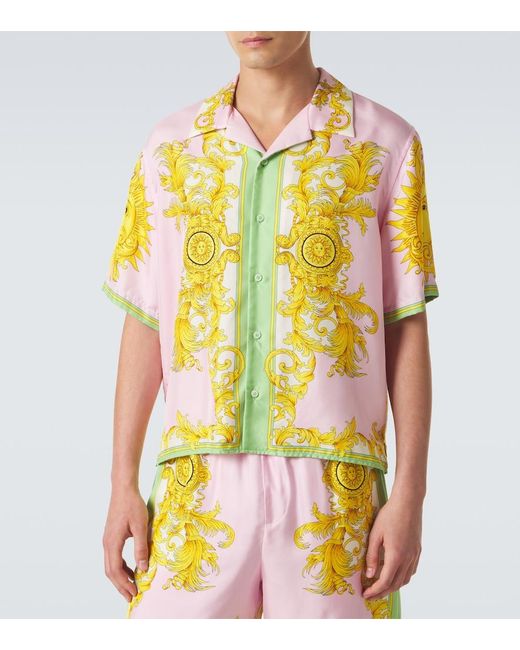 Camicia di Versace in Metallic da Uomo