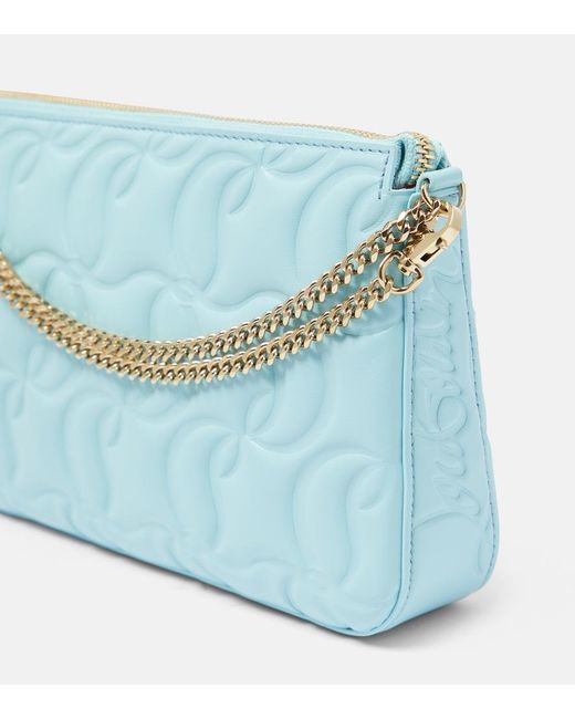 Christian Louboutin Blue Loubila Leather Crossbody Bag