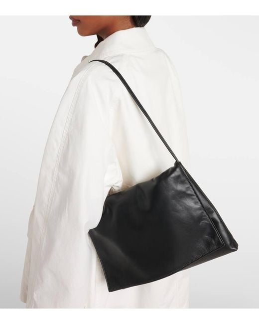 Bolso Al Hombro Nan De Piel The Row de color Black
