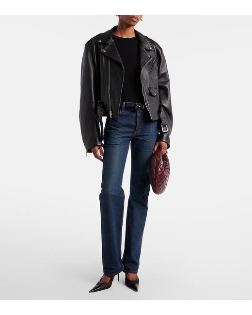 Saint Laurent Purple Icarino Baby Quilted Leather Top-Handle Bag