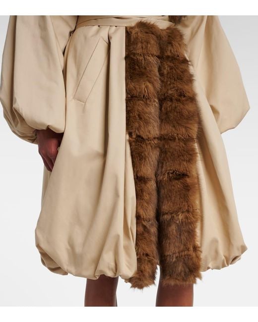 Cappotto Con Cintura di ROTATE BIRGER CHRISTENSEN in Natural
