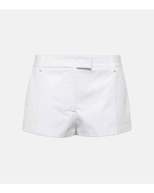 Short en coton Valentino en coloris White